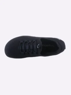 Sneaker mit flacher Gummi-Laufsohle
