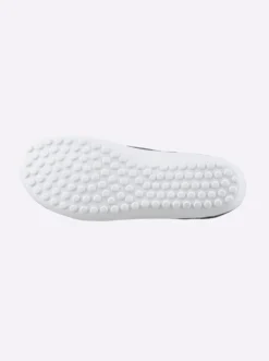 Sneaker mit flacher Gummi-Laufsohle