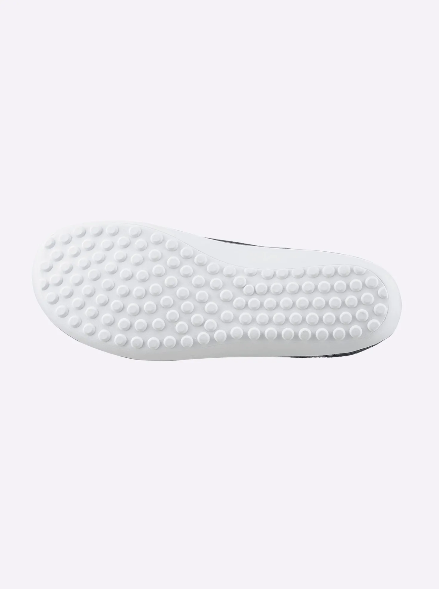 Sneaker mit flacher Gummi-Laufsohle