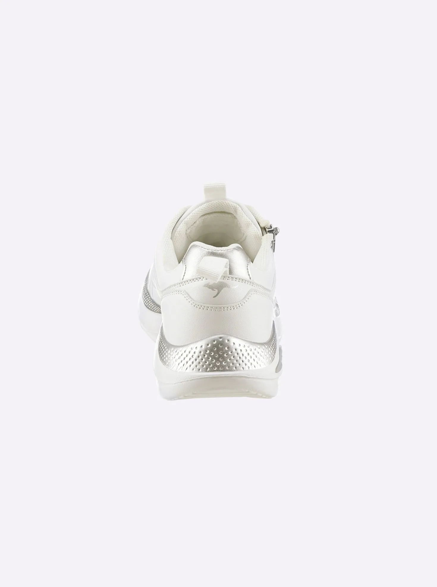 Sneaker mit metallisch schimmernden Akzenten
