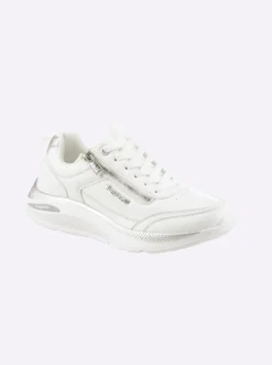 Sneaker mit metallisch schimmernden Akzenten