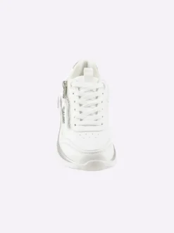 Sneaker mit metallisch schimmernden Akzenten
