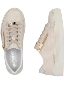 Sneaker mit seitlichem Reißverschluss