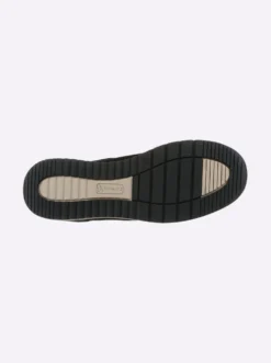 Sneaker mit Velours- & Glattleder