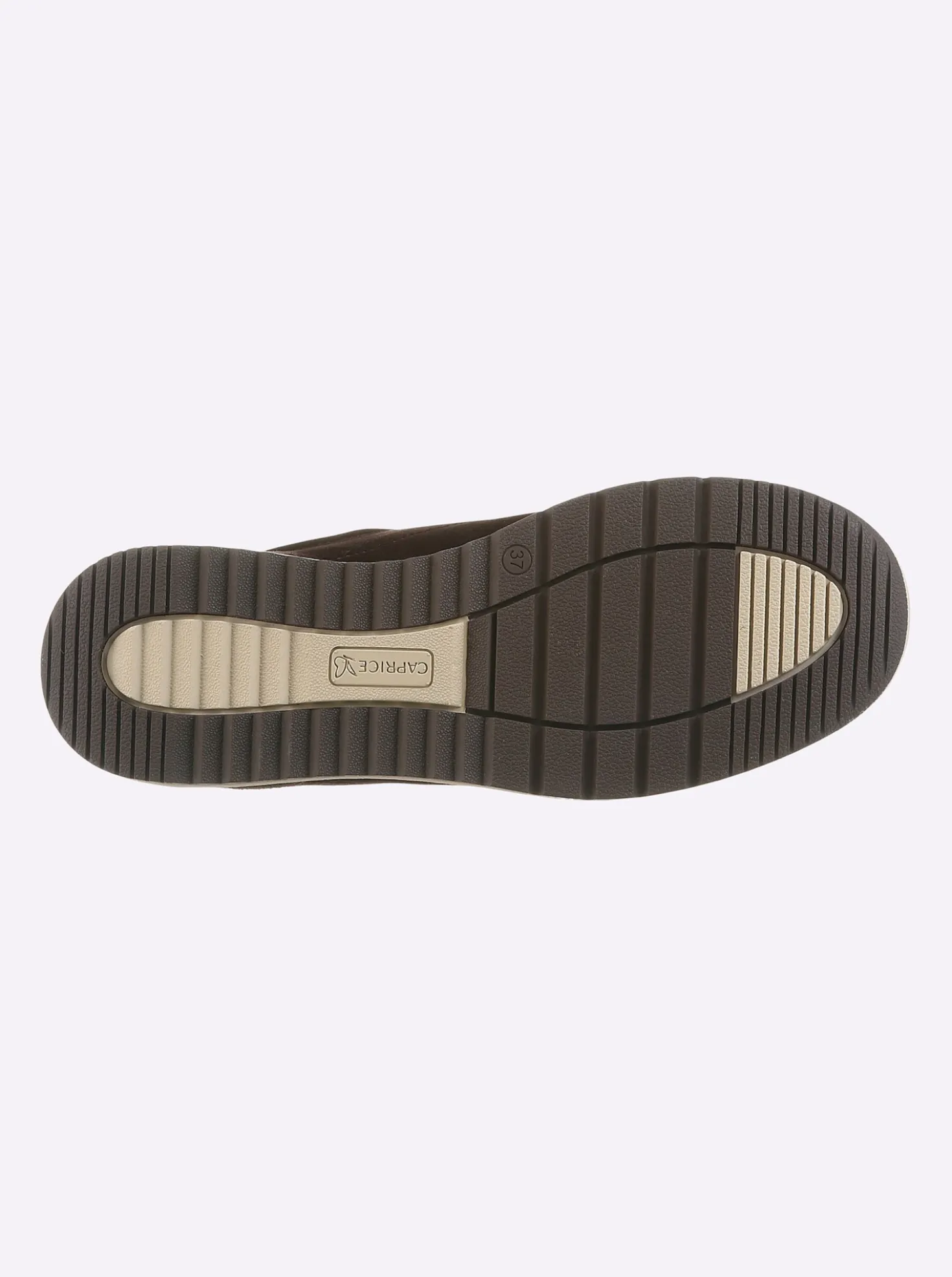 Sneaker mit Velours- & Glattleder