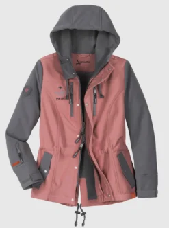Softshelljacke mit angerauter Fleece-Innenseite