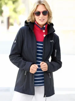 Softshelljacke mit Fleece-Futter