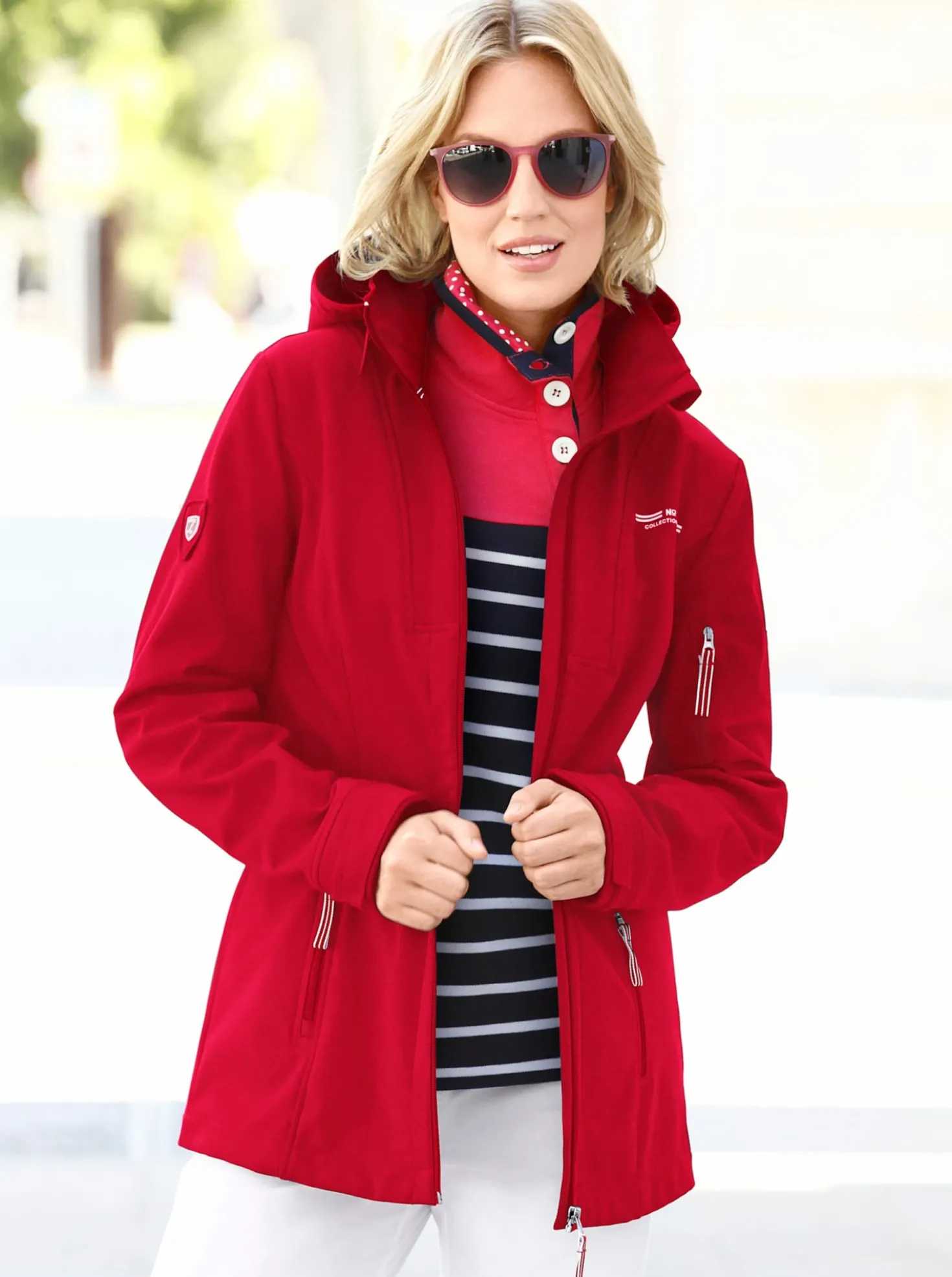 Softshelljacke mit Fleece-Futter