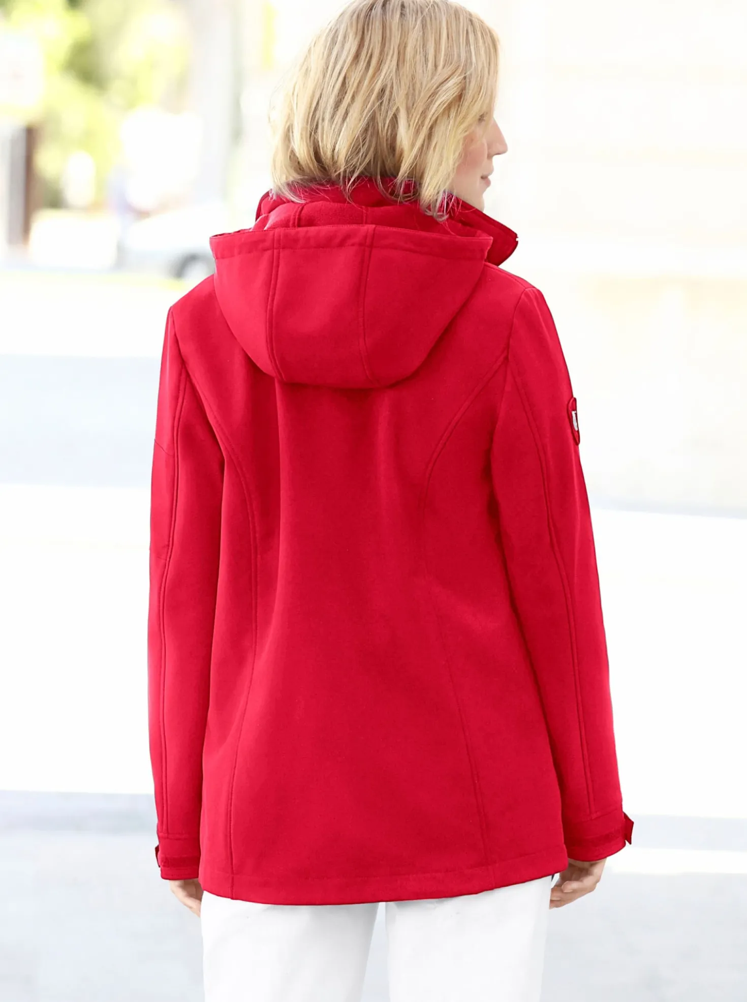Softshelljacke mit Fleece-Futter