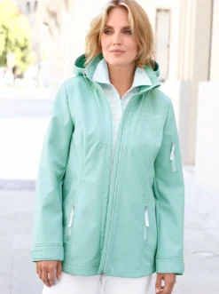 Softshelljacke mit Fleece-Futter