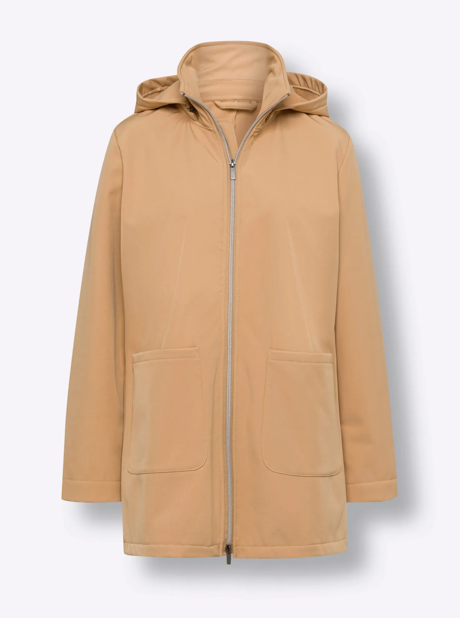 Softshelljacke mit Fleece-Futter