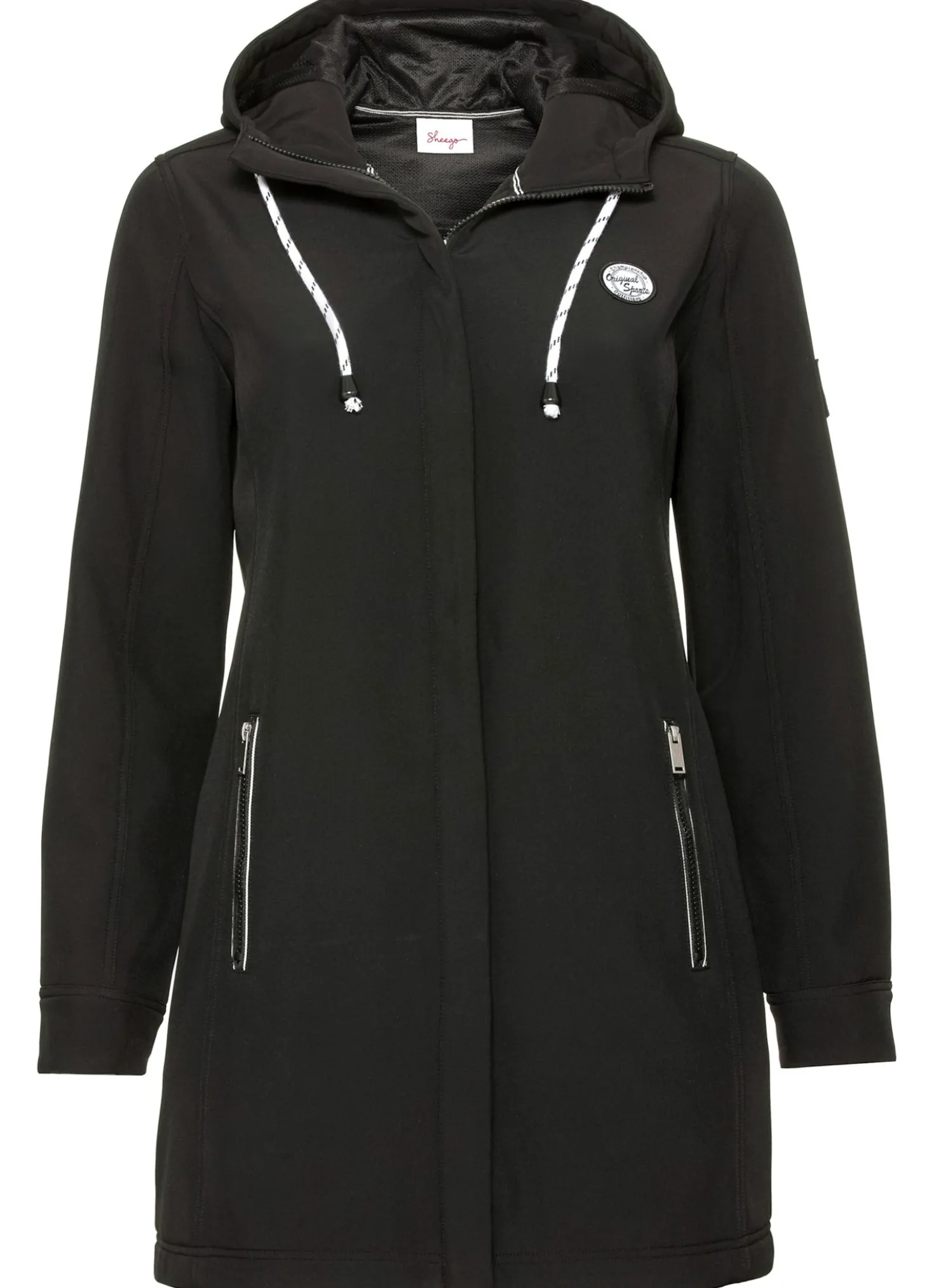 Softshelljacke mit Kapuze