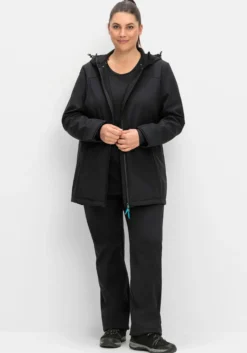 Softshelljacke mit 2-Wege-Reißverschluss