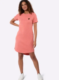 Sommerkleid im Jacquard-Muster