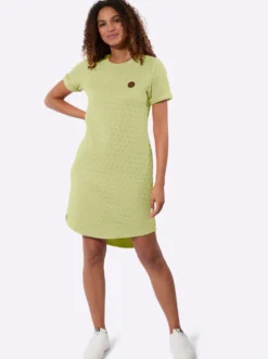 Sommerkleid im Jacquard-Muster