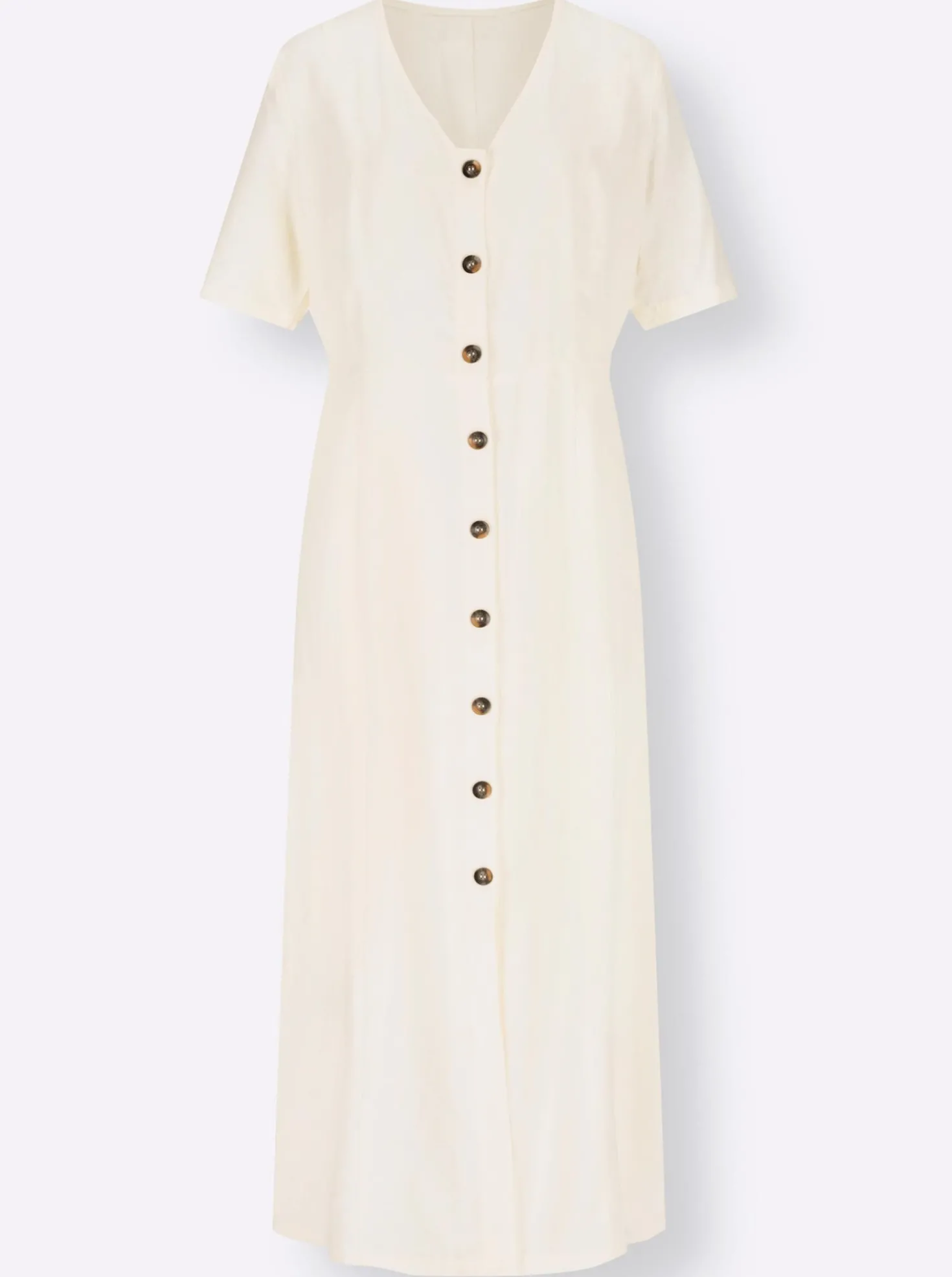 Sommerkleid Knöpfe in Horn-Optik