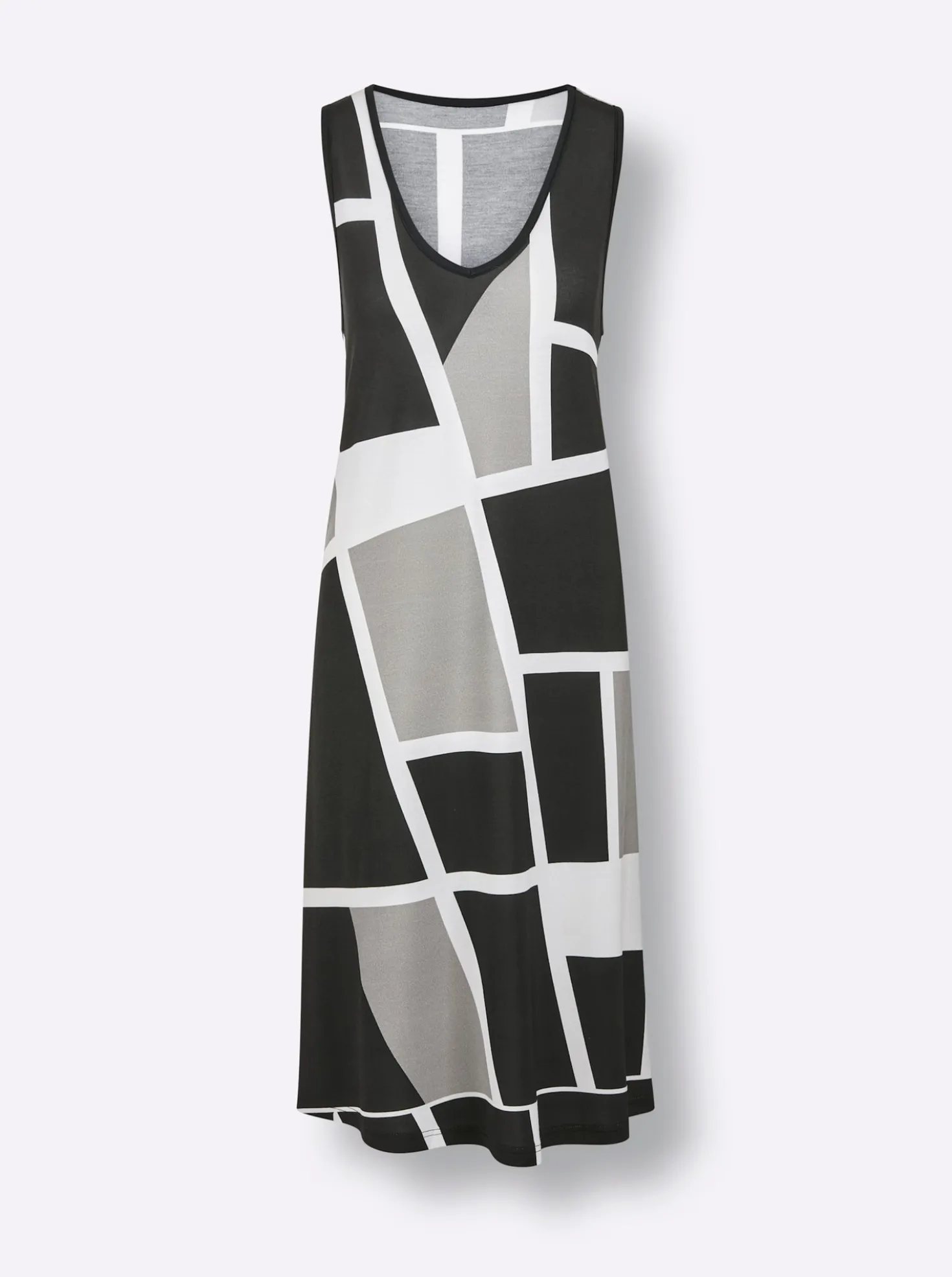 Sommerkleid mit Grafik-Druck