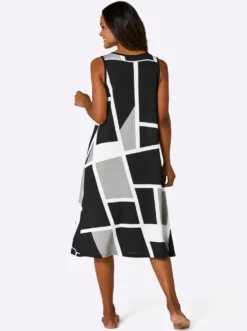 Sommerkleid mit Grafik-Druck