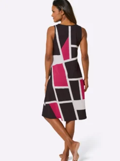 Sommerkleid mit Grafik-Druck