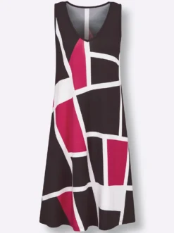 Sommerkleid mit Grafik-Druck