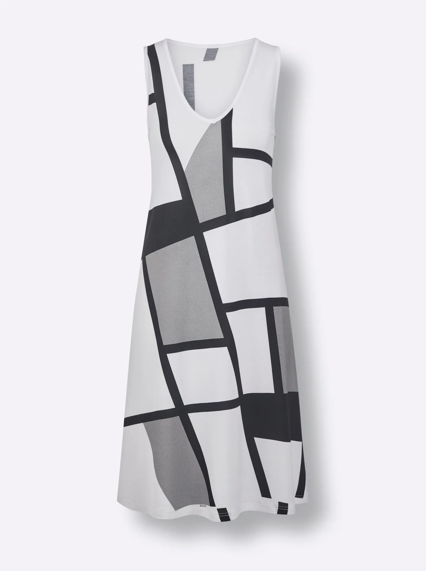 Sommerkleid mit Grafik-Druck