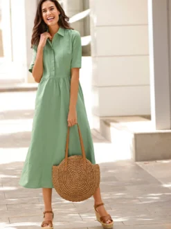 Sommerkleid mit Taillenbetonung