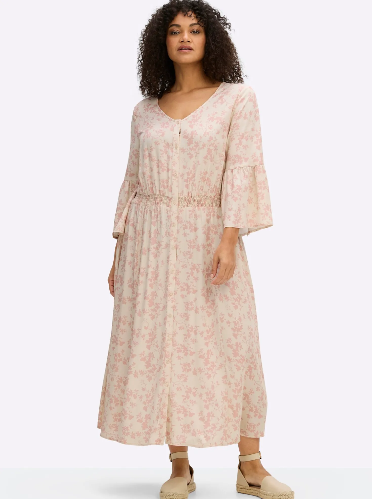 Sommerkleid mit Volantärmeln
