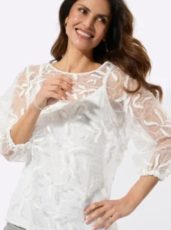 Spitzenbluse inklusive Top