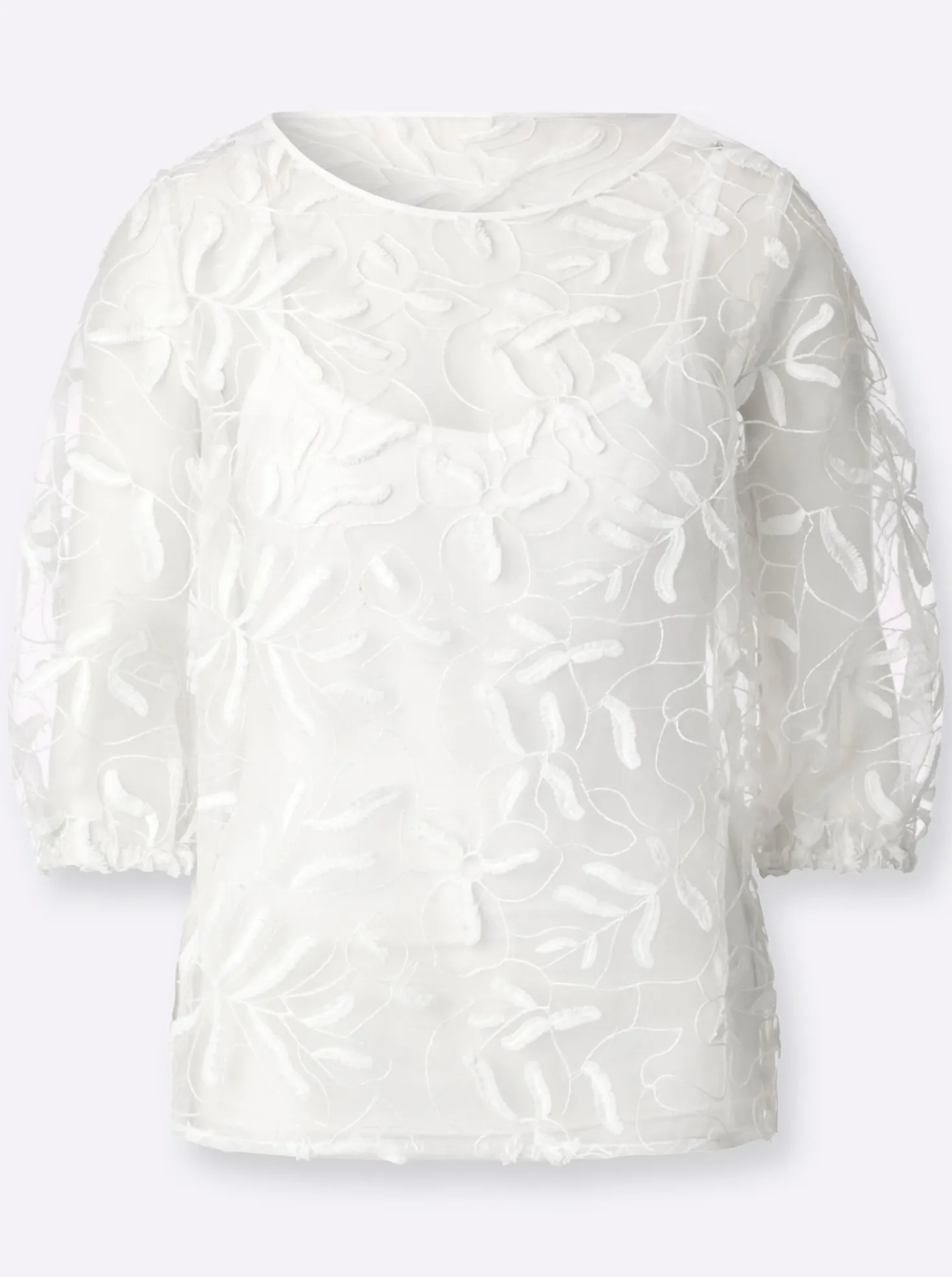 Spitzenbluse inklusive Top