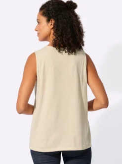 Spitzentop mit Jersey-Futter