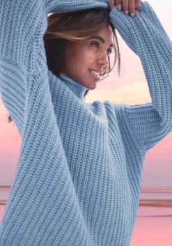 Stehkragenpullover