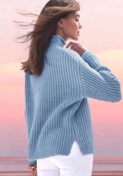 Stehkragenpullover