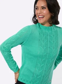 Stehkragenpullover