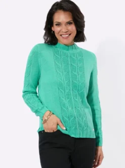 Stehkragenpullover