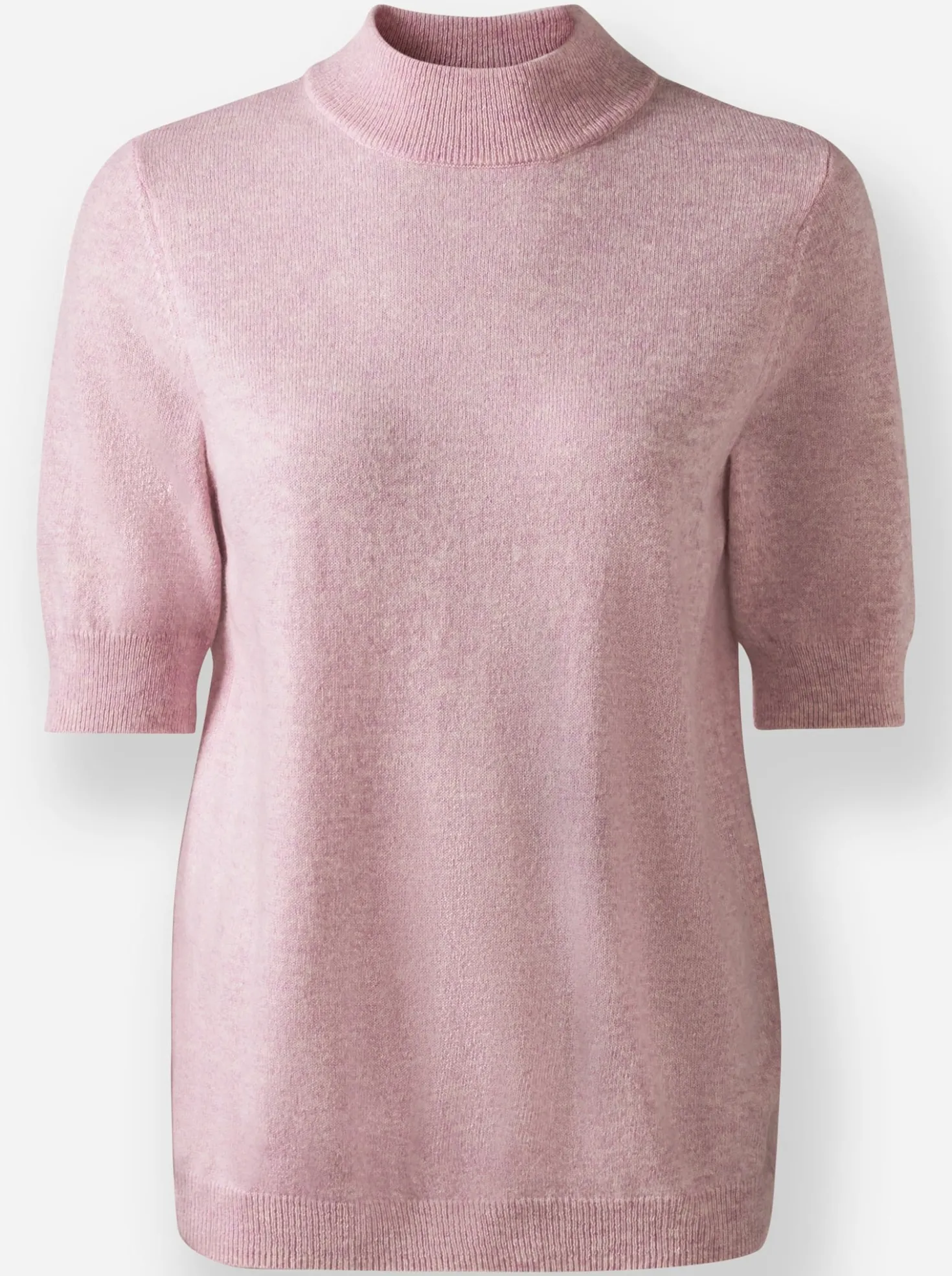 Stehkragenpullover aus reinem Kaschmir