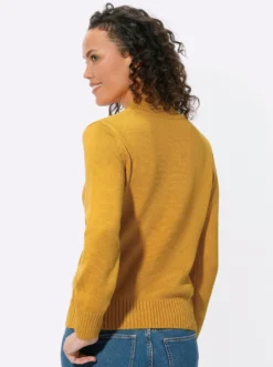 Stehkragenpullover mit Baumwolle