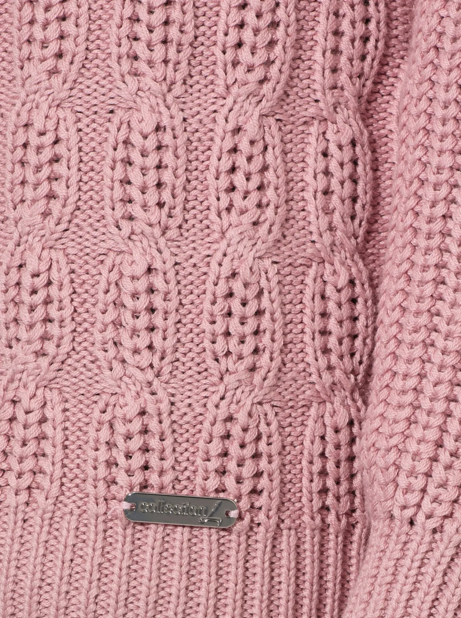 Stehkragenpullover mit elastischen Rippbündchen