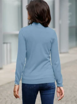 Stehkragenpullover weich wie Kaschmir