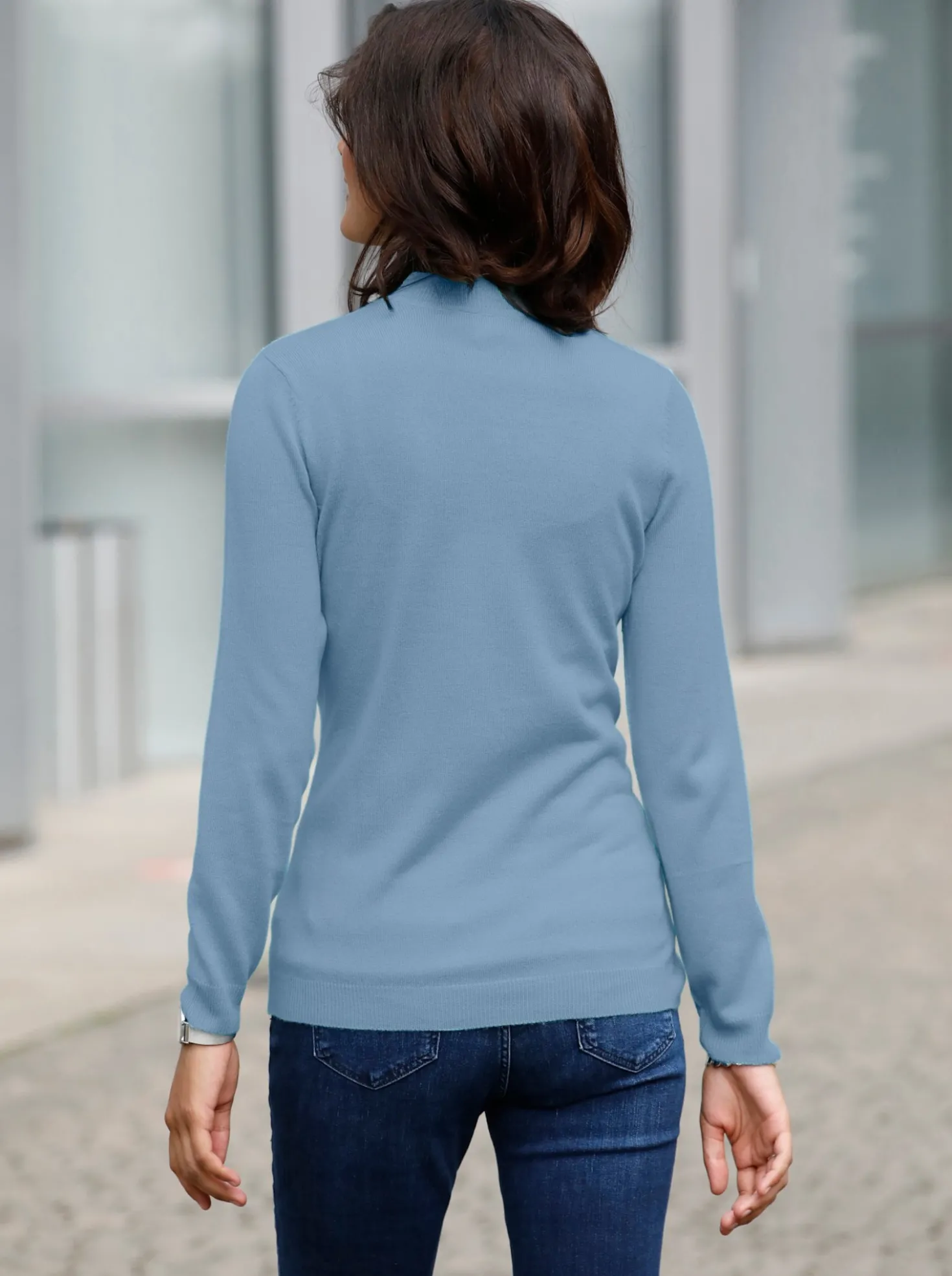 Stehkragenpullover weich wie Kaschmir