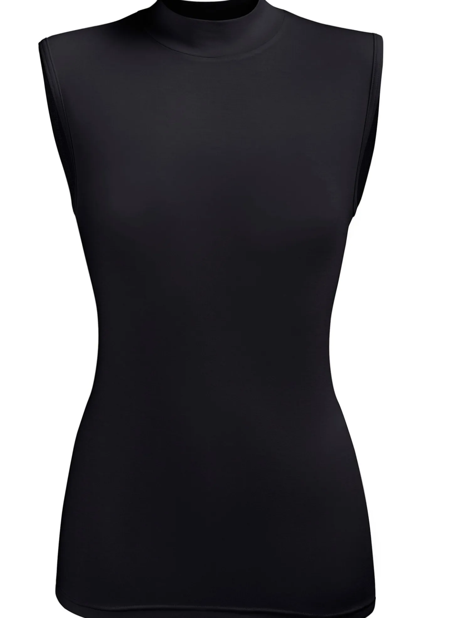 Stehkragenshirt in Modal-Qualität