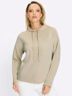 Stehkragenshirt mit Tunnelzug