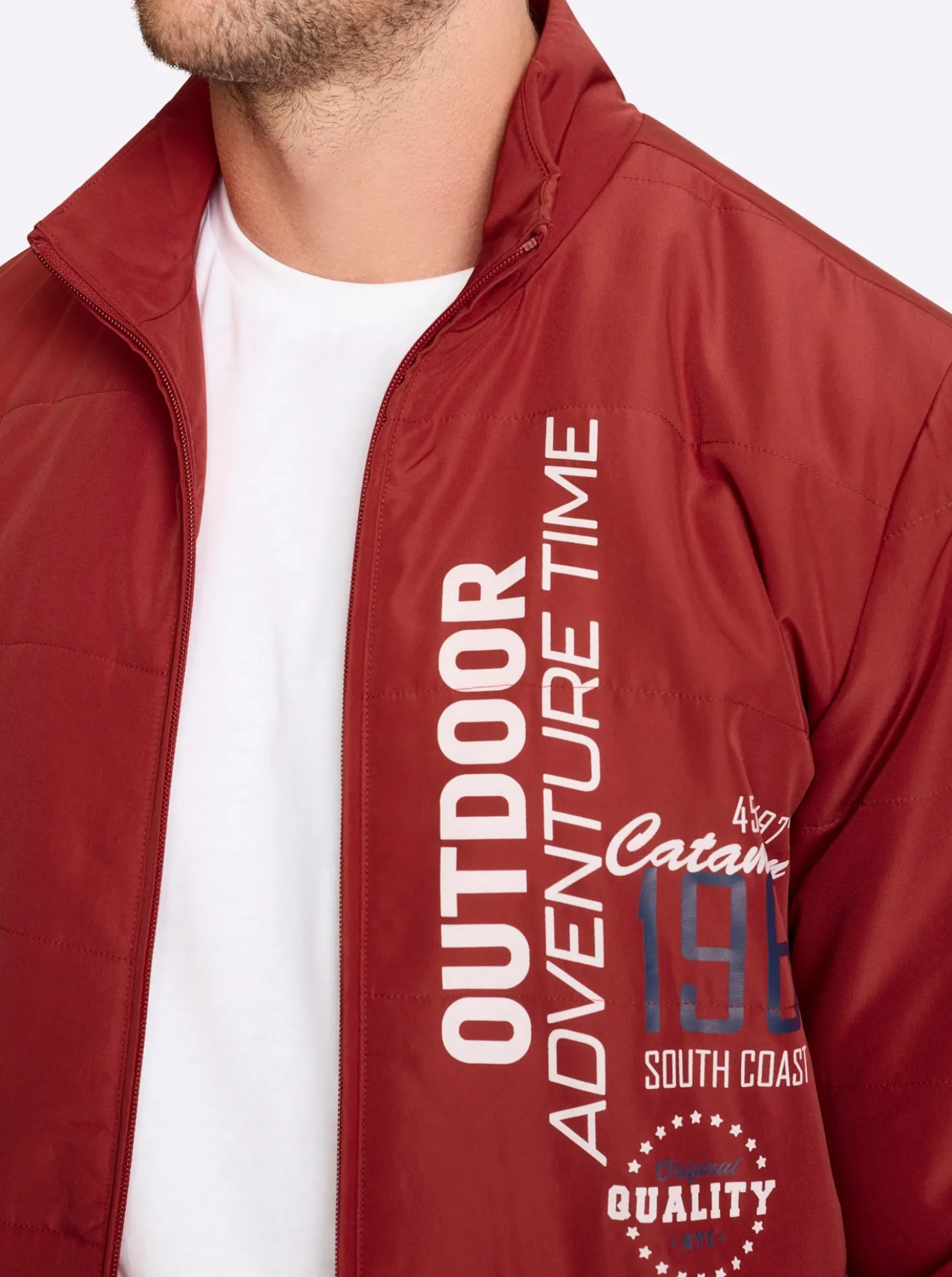 Steppjacke für normale Wintertemperaturen