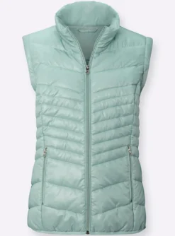 Steppjacke mit abzippbaren Ärmeln