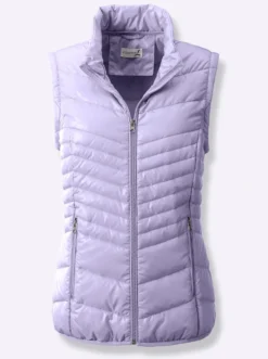 Steppjacke mit abzippbaren Ärmeln