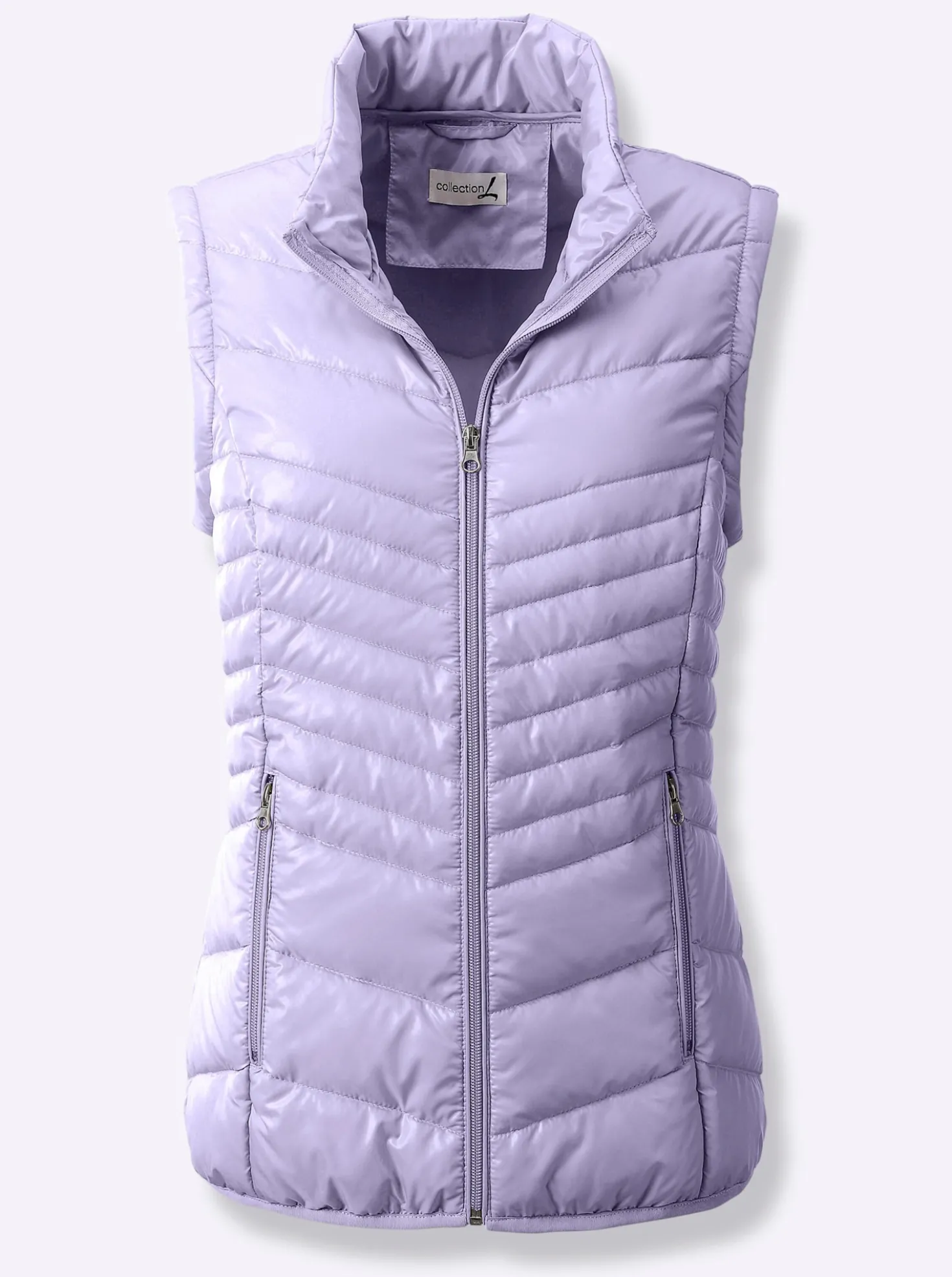 Steppjacke mit abzippbaren Ärmeln