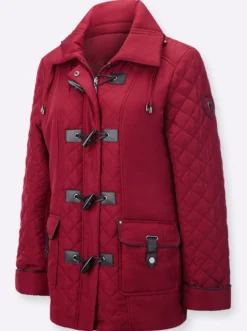Steppjacke mit aufgesetzten Pattentaschen