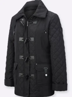 Steppjacke mit aufgesetzten Pattentaschen