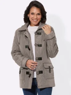 Steppjacke mit aufgesetzten Pattentaschen