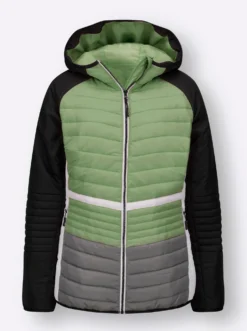 Steppjacke mit elastischen Abschlüssen