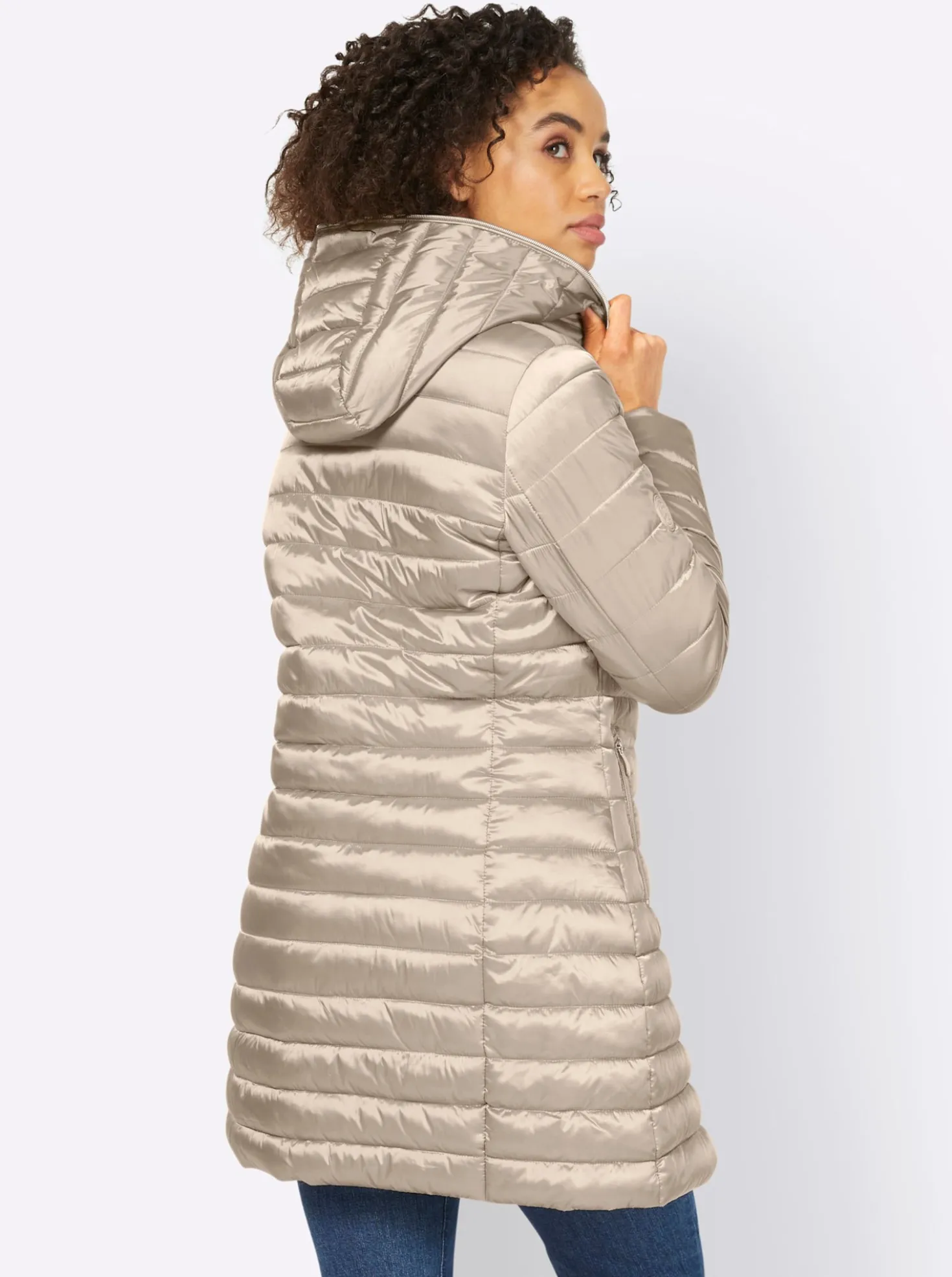 Steppjacke mit herausnehmbarem Einsatz